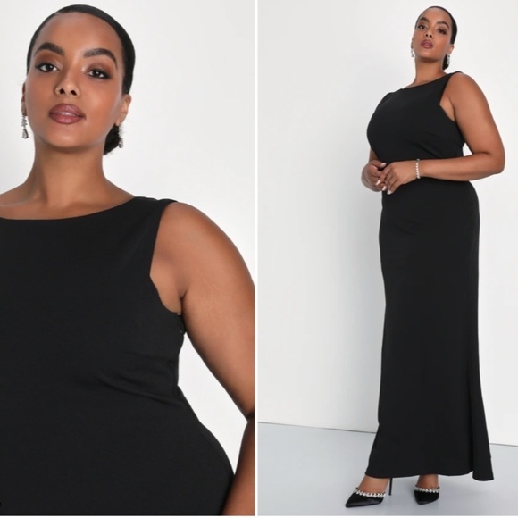 LULU's Prom Wedding Special Event Modern Chic Sexy Mermaid Maxi Dress - Picture 5 of 6